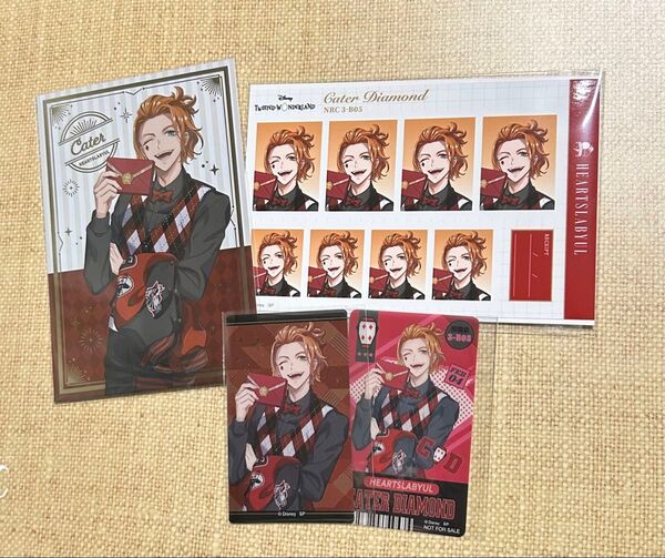 ツイステ メタルクリアカード メタルポストカード 証明写真 アニメイト 特典 5th Anniversary ケイト