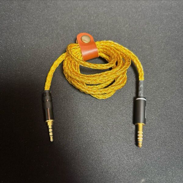 16芯 金メッキ MDR MV1対応 4.4mm バランスケーブル 120cm
