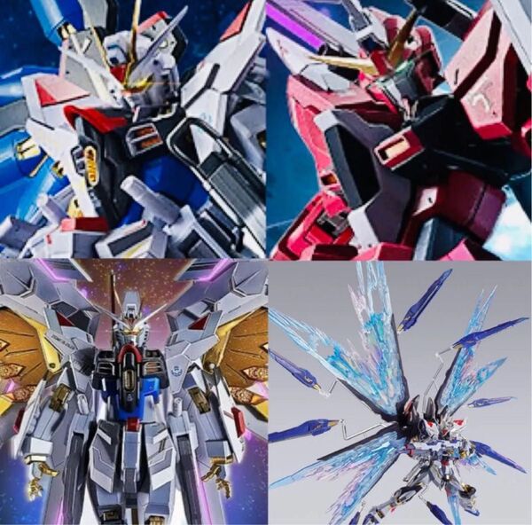 METAL ROBOT魂 ストライクフリーダムガンダム弐式、プラウドディフェンダー、光の翼、インフィニットジャスティスガンダム弐式