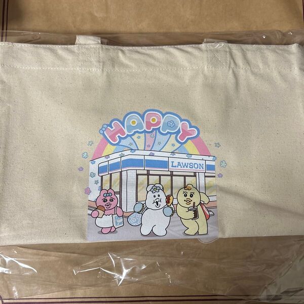 可哀想に!ミニトートバッグ ローソンコラボ おぱんちゅうさぎ んぽちゃむ きみまろ トートバッグ