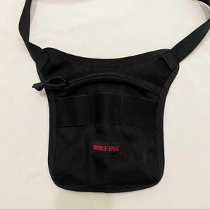 【美品】BRIEFING ミニショルダーバッグ サコッシュ ブラック