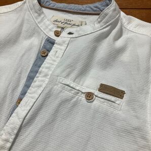 H&M オフホワイト 長袖シャツ 羽織り