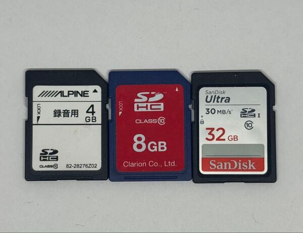 SDHCカード SDカード ALPINE clarion SanDisk フォーマット済み SDHC SDHCメモリーカード
