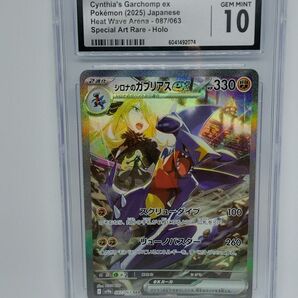 CGC10 シロナのガブリアスEX SR 熱風のアリーナ 087/063