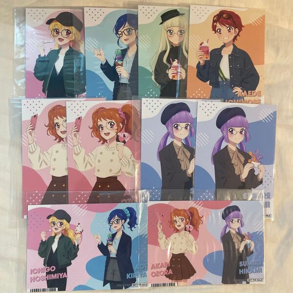 アイカツ! 特典 まとめ 星宮いちご 藤堂ユリカ 大空あかり 霧矢あおい 氷上スミレ 一ノ瀬かえで