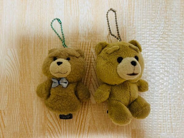 ted テッド マスコット ぬいぐるみ ボールチェーン 2個セット まとめ売り キーホルダー