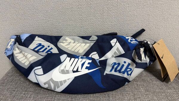 NIKE ウエストポーチ ネイビー ロゴ 新品 未使用