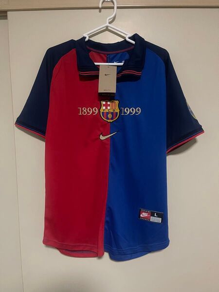 BARCELONA バルセロナ100周年記念ユニフォームLサイズ 復刻版 レプリカユニフォーム 新品未使用 リーガ スペイン