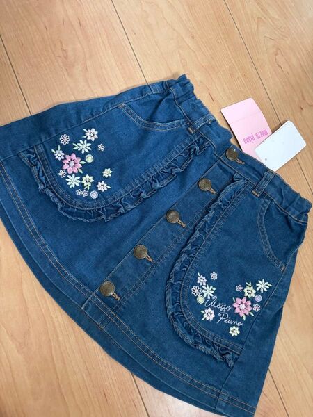新品 メゾピアノ スカート 110
