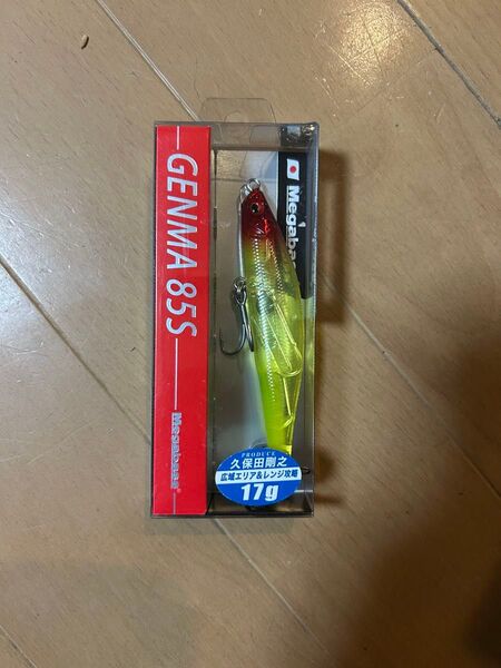 メガバス GENMA 85S (ゲンマ85S) 17g イエローヴィーナスレッドヘッド シーバス