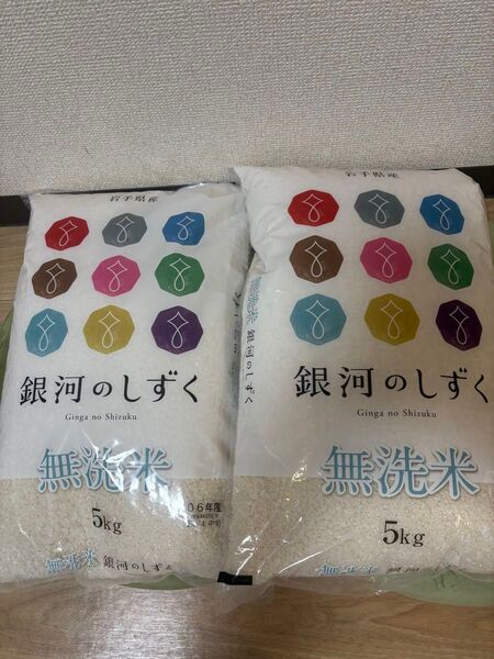 銀河のしずく 無洗米 5kg 2袋セット
