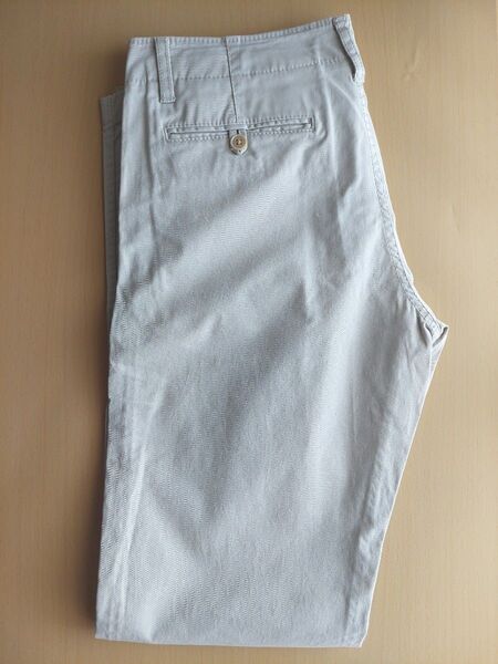【UNIQLO】◆パンツ◆オフホワイト◆高身長◆タグ表示ウエスト67◆