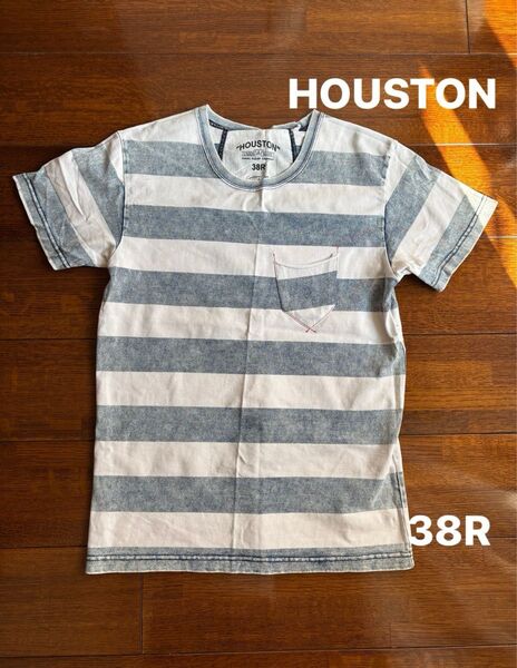HOUSTON ヒューストン 半袖 Tシャツ ボーダーTシャツ カットソー Tシャツ