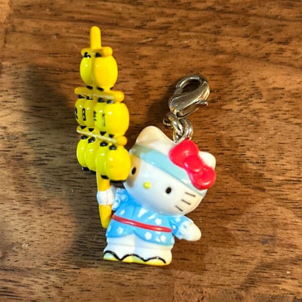 ハローキティ 秋田竿灯 ファスナーマスコット 秋田限定 根付けキティ ご当地キティ