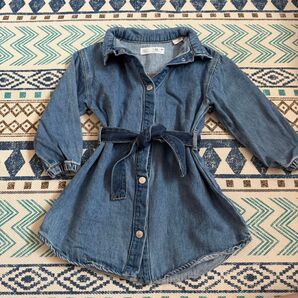 ZARA デニムワンピース 104cm