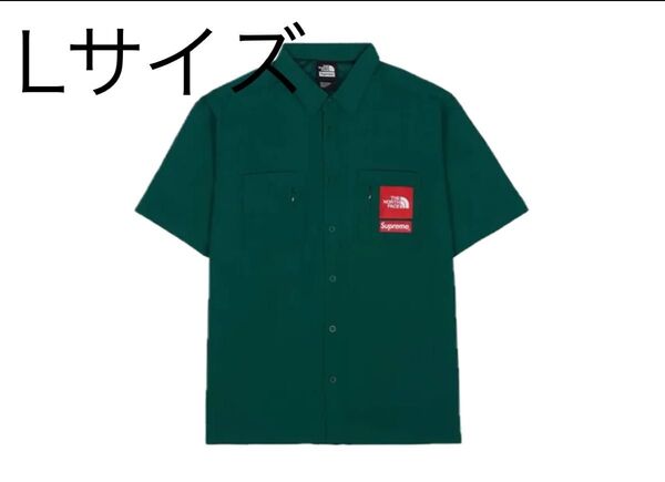 supreme×The North Face Trekking S/S Shirt (Dark Green) 22ss Lサイズ