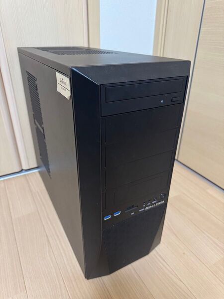 【動作品 】GALLERIA PCケース/500W電源 80Plus bronze/DVDドライブ
