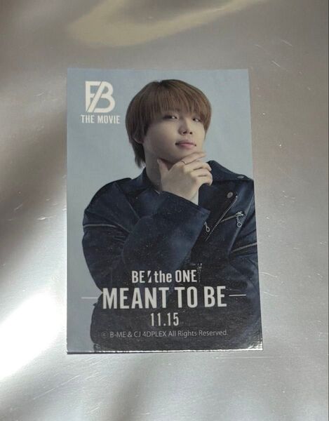BE:FIRST BE:the ONE -MEANT TO BE-映画 特典ステッカー SHUNTO 1枚