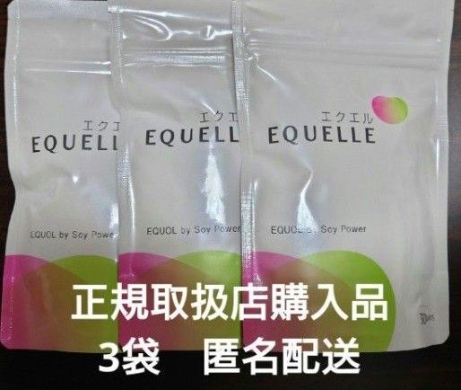 正規取扱店購入品 大塚製薬 エクエル パウチ 3袋 大塚製薬エクエル エクオール 大豆イソフラボン サプリ エクオール