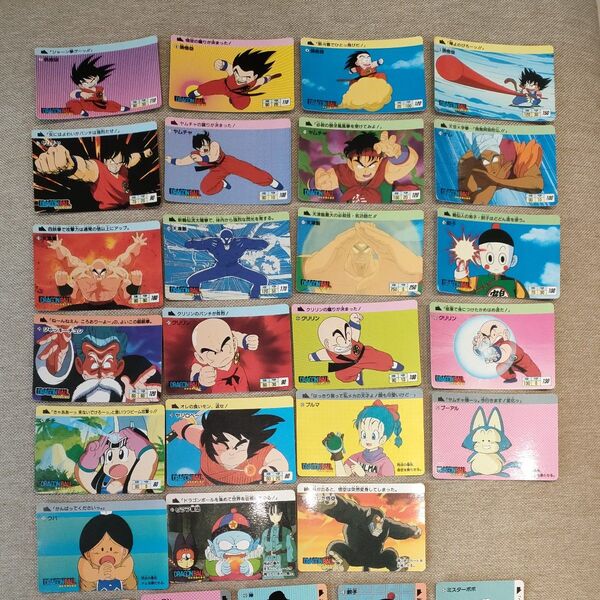 ドラゴンボール カードダス 本弾 初版 バンダイ 1988年 当時物 セミコンプ36枚