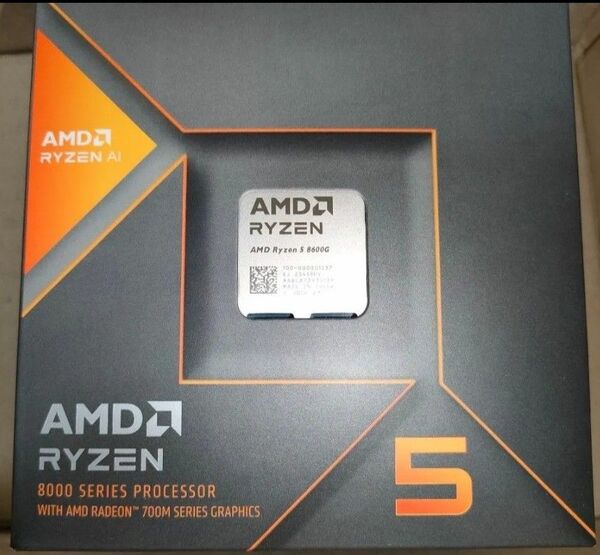 AMD Ryzen5 8600G BOX CPU 新品未使用品 「購入を証明する納品明細書付き」