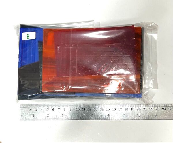 【お得】大きめガラス端材MIX 詰め合わせ 約1.5kg ステンドグラス材料 B