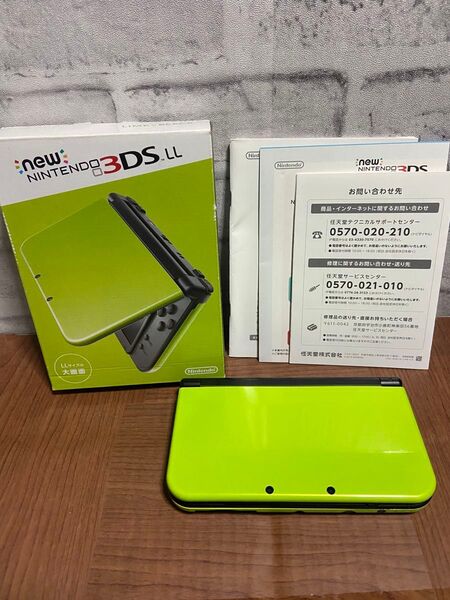 NEW Nintendo 3DS LL【ライム×ブラック】