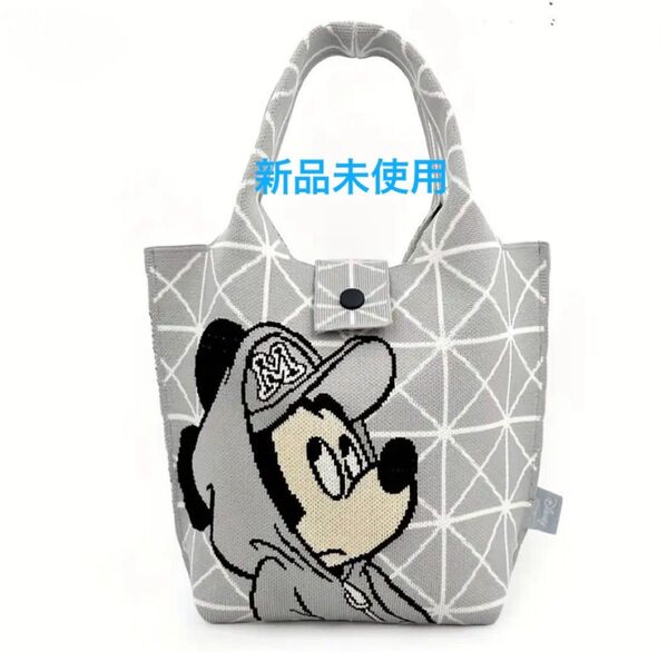 ディズニー トートバッグ ニット ミッキーマウス
