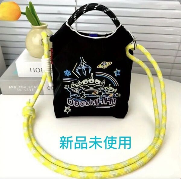 エコバッグ トイストーリー エイリアン 刺繍エコバッグ