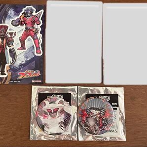 ブンブンジャー サンスター ステッカー 缶バッジ ハシリヤンセット