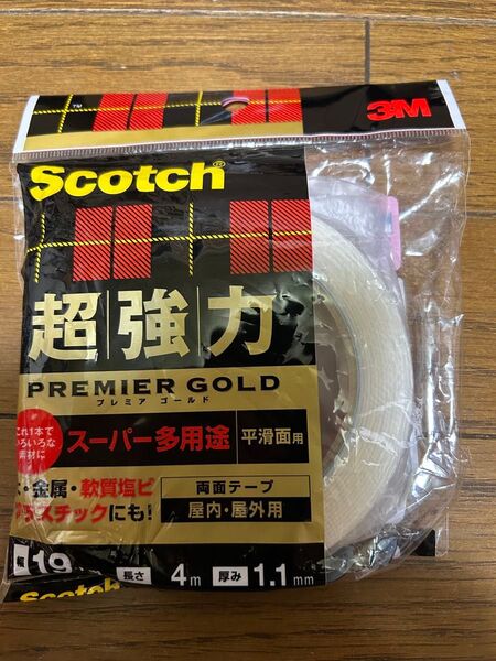 スコッチ 3M Scotch 両面テープ 超強力 多用途 S