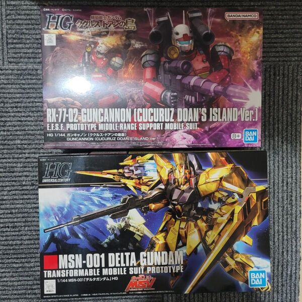 HG1/144ガンキャノンククルス・ドアンの島版 136 MSN-001 デルタガンダム 機動戦士ガンダムUC