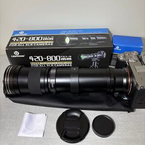 SONY Eマウント用 LIGHTDOW 420-800mm f8.3-16 超望遠レンブラック