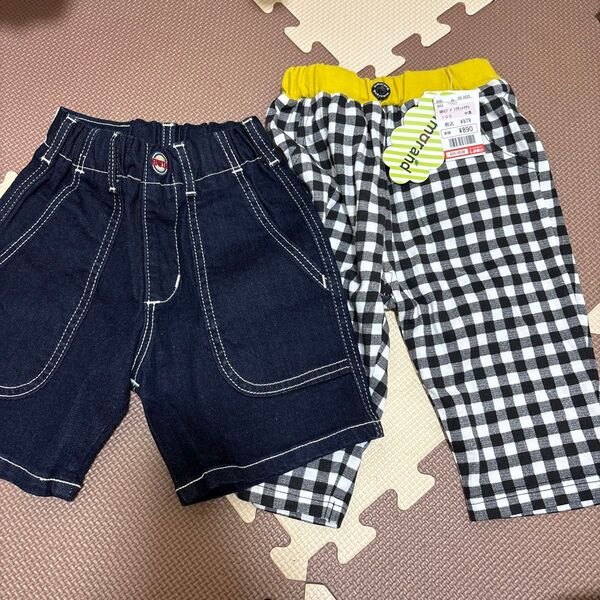 EDWIN mimarand ショートパンツ2点セット 95 100 新品あり ハーフパンツ 子供服 ベビー服 キッズ 半ズボン