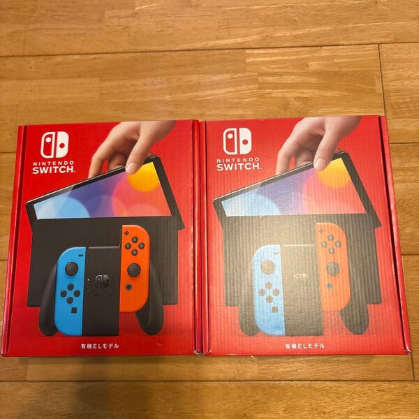 任天堂スイッチ有機ELネオン2台
