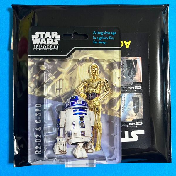 【未使用】スターウォーズ R2-D2 C-3PO アクリルキーチェーン