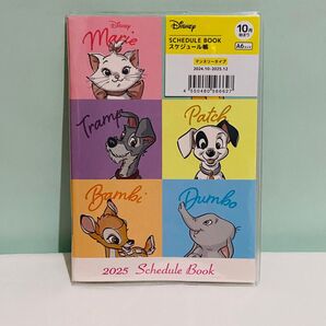 《新品》2025年 スケジュール帳 ディズニー カレンダー 手帳 ダイアリー A6 スケジュール手帳