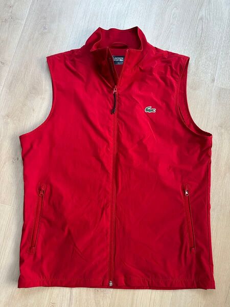 LACOSTE SPORT ベスト レッド メンズ スポーツ ゴルフ