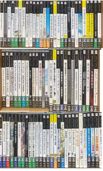 PSP ソフト まとめ売り セット ダブリ 無し 大量 120本 UMD