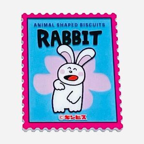 たべっ子どうぶつ 切手風アクリルステッカー