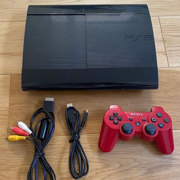 SONY ソニー PS3 CECH-4300C 初期化済み通電確認済み プレイステーション3 プレステ3 ケーブル コントローラー