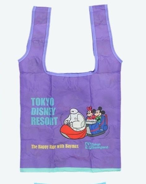 ディズニーカプセルトイエコバッグ ベイマックスハッピーライド
