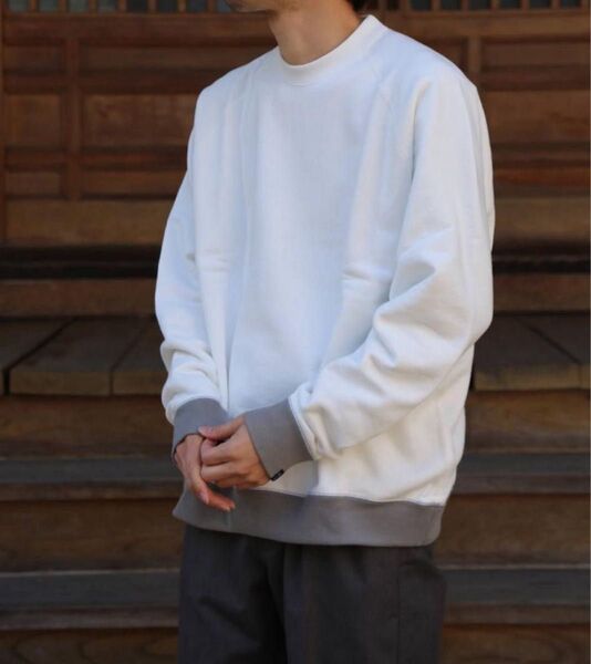 LOOPWHEELER for Graphpaper Raglan Sweat ループウィラーxグラフペーパー