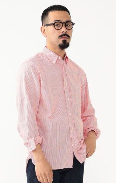 ビームスプラス<BEAMS PLUS>B.D. ロンドンストライプ100/2 ブロードシャツ