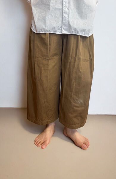 Journal Standard Luxe ジャーナルスタンダードラックス タックワイドガウチョパンツ