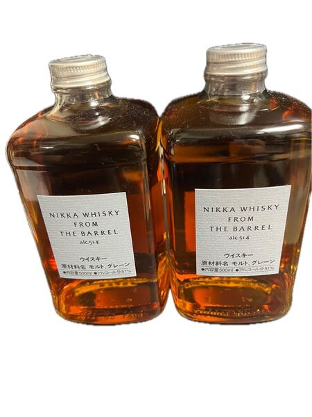 【再出品可能】ニッカウヰスキー フロムザバレル 500ml 2本セット