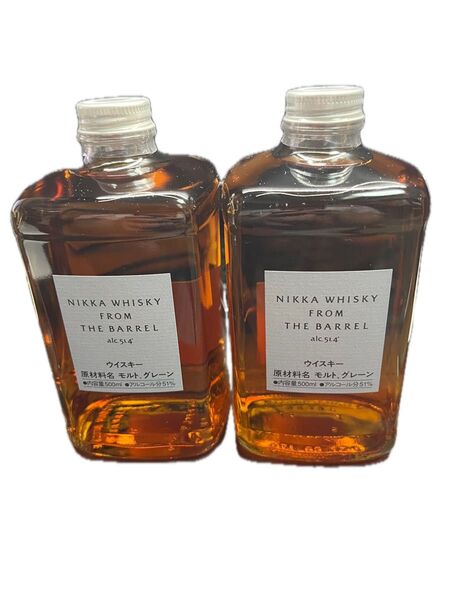 【最終価格】【再出品可能】ニッカウヰスキー フロムザバレル 500ml 2本セット