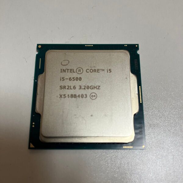 動作確認済み Intel Core i5 6500 第6世代 LGA1151