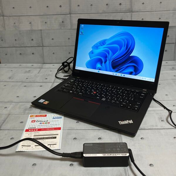 ノートパソコン☆Office☆Windows11☆i5-8250U メモリ8GB SSD 256GB☆ ThinkPad L480
