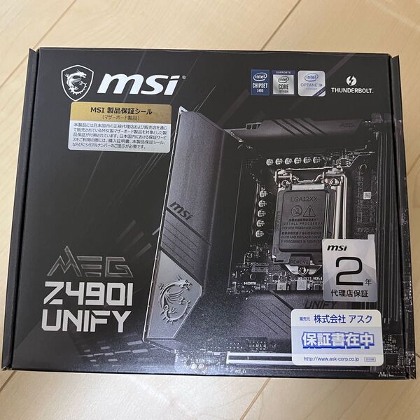 MSI MEG Z490I UNIFY mini ITX マザーボード